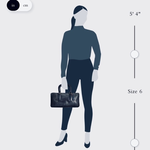 COACH Vintage Bonnie Cashin Slim Leather Bag Clutch, black - Picture 7 of 10